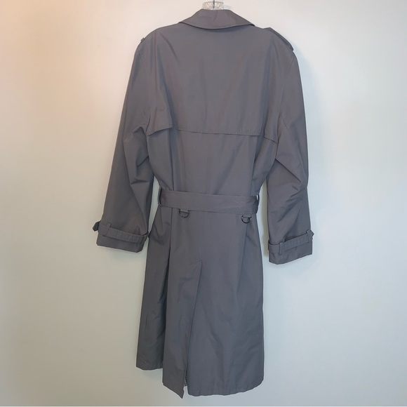 London Fog Women's Trench Coat Grey L - Picture 2 of 13